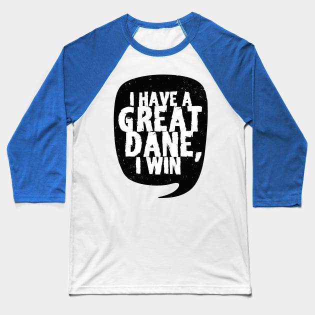 Great Dane Baseball T-Shirt by Shiva121